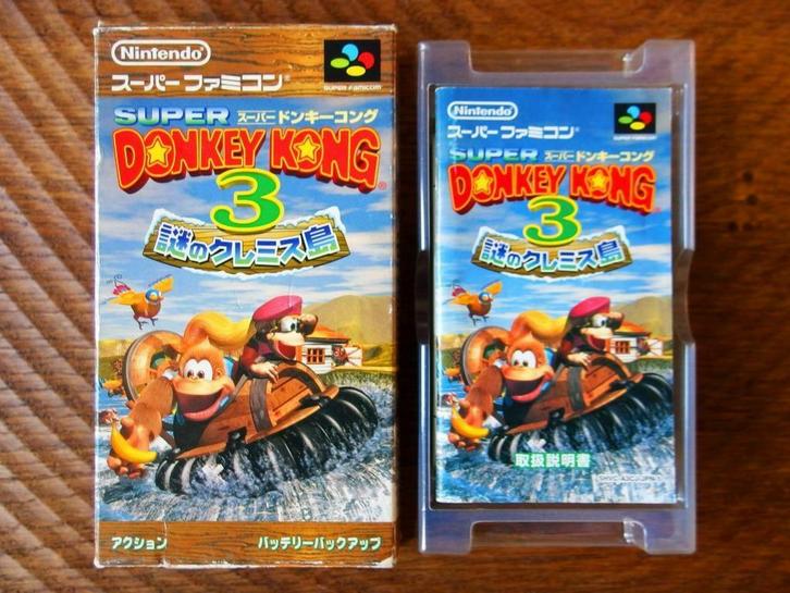 Donkey Kong Country 3 / Super Famicom sfc snes dkc japan, Games en Spelcomputers, Games | Nintendo Super NES, Gebruikt, Ophalen of Verzenden