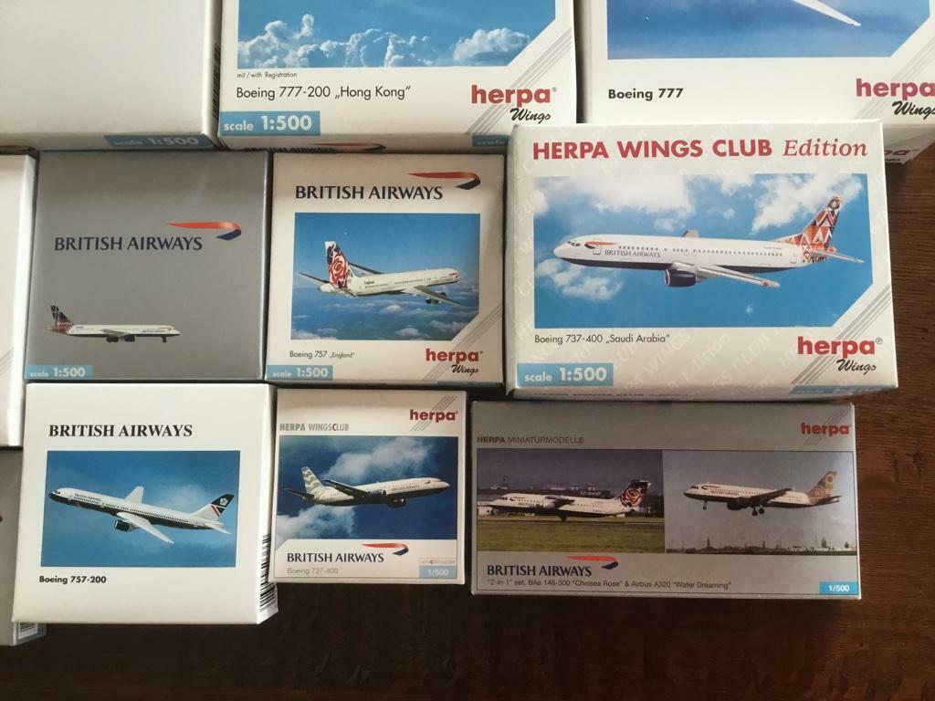 Kinderdag Melodramatisch Dwang ② 26 British Airways Herpa wings, starjets (geen Sabena) — Modelbouw |  Vliegtuigen en Helikopters — 2dehands