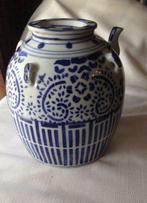 Chinese pot met oortjes en teut., Antiek en Kunst, Ophalen of Verzenden