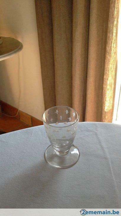 petit verre à liqueur - Val St Lambert, Antiek en Kunst, Antiek | Glaswerk en Kristal