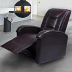 Uiterst Comfortabele Relaxstoel / TV-Stoel / Ligstoel. Bruin, Huis en Inrichting, Fauteuils, Ophalen of Verzenden, Nieuw