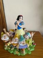 Ancienne tirelire blanche neige et les 7 nains excellent, Collections, Disney, Comme neuf