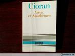 CIORAN. Aveux et anathèmes, Utilisé, Enlèvement ou Envoi