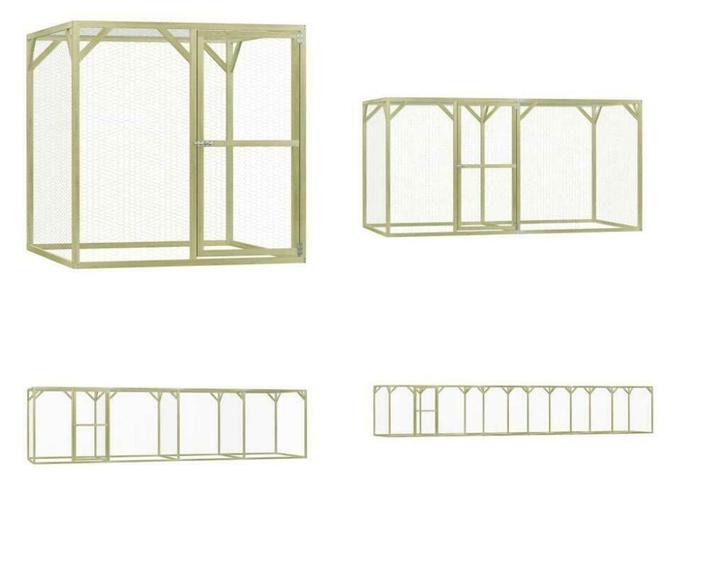 Poulailer enclos poule par poule 4 TAILLES voliere chatiere, Animaux & Accessoires, Volatiles | Accessoires, Neuf, Poulailler