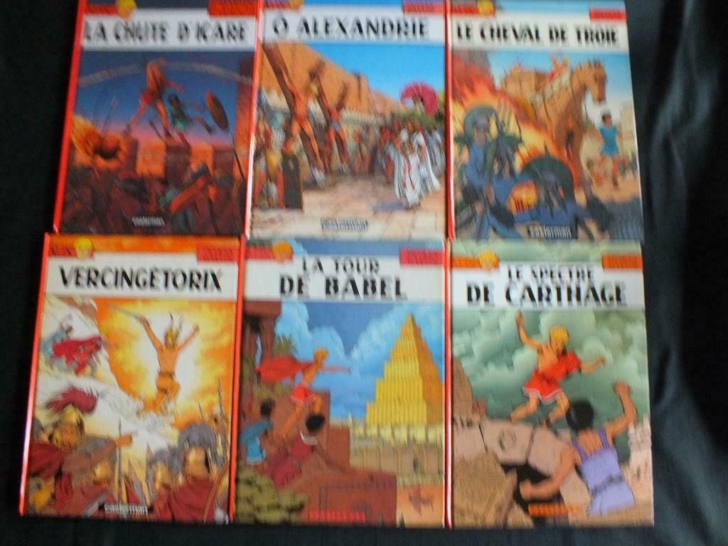 ALIX ( 19 ALBUMS / 9 E.O).               EDITIONS CASTERMAN, Plusieurs BD, Enlèvement ou Envoi, Utilisé, Jacques Martin