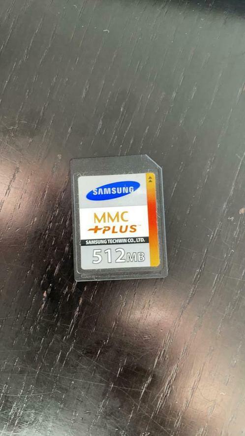 Carte mémoire multimédia Samsung MMCplus de 512 Mo, TV, Hi-fi & Vidéo, Photo | Cartes mémoire, Comme neuf, Autres types, Moins de 2 GB