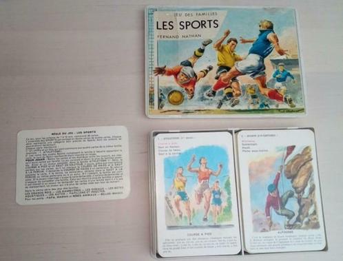 Jeu de cartes "Les sports" années 60, Hobby & Loisirs créatifs, Jeux de société | Jeux de cartes, Utilisé, Enlèvement ou Envoi