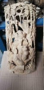 tranches d eucalyptus sculptées en 3 d ganesh, Huis en Inrichting, Ophalen of Verzenden, Nieuw