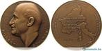 médaille commémorative ROBERT SHUMAN en bronze, Collections, Enlèvement ou Envoi, Utilisé