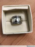 Prachtige echt zilveren ring, Gebruikt, Ophalen of Verzenden, Zilver