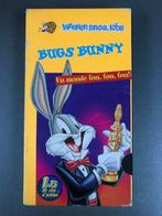 VHS Bugs Bunny : Un monde fou, fou, fou! -, Tekenfilms en Animatie, Alle leeftijden, Gebruikt, Ophalen of Verzenden