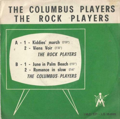 The Rock Players – Kiddies’ march / The Columbus Players, CD & DVD, Vinyles Singles, Utilisé, EP, Pop, 7 pouces, Enlèvement ou Envoi