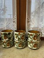 Lot de 6 anciennes tasses Boch (Argenteuil), Antiquités & Art