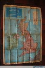 Zeer oude kaart van Groot Brittannië, Antiek en Kunst