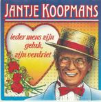 45T: Jantje Koopmans: Ieder mens zijn geluk, zijn verdriet, Cd's en Dvd's, Vinyl | Nederlandstalig, Ophalen of Verzenden, Overige formaten