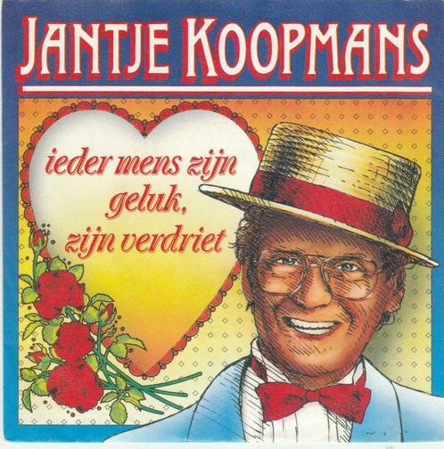 45T: Jantje Koopmans: Ieder mens zijn geluk, zijn verdriet, Cd's en Dvd's, Vinyl | Nederlandstalig, Overige formaten, Ophalen of Verzenden