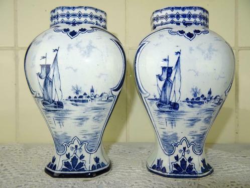 Vase antique Petrus Regout 2x Vase antique curio art, Maison & Meubles, Accessoires pour la Maison | Vases, Utilisé, Autres couleurs