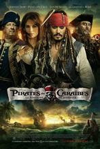 Affiche "Pirates des Caraïbes 4 : la Fontaine de Jouvence", Gebruikt, Ophalen of Verzenden, Rechthoekig Staand, Film en Tv