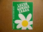 anti-tabak sticker, leven zonder tabak, Verzenden, Zo goed als nieuw, Overige typen