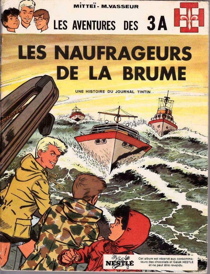 BD 3 A - Les naufrageurs de la brume ( Mitteï - Vasseur ), Boeken, Stripverhalen, Gelezen, Eén stripboek, Ophalen of Verzenden