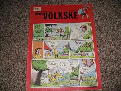 Weekblad Ons Volkske: Jaargang 1972 NR 37 (14 September 1972, Livres, BD, Utilisé, Une BD, Envoi