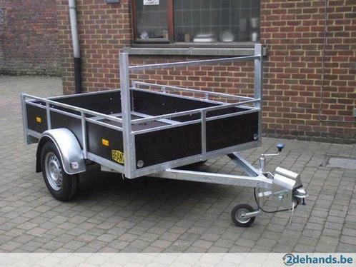 Nieuwe professionele enkelasaanhangwagen 1,85x1,58m ,  Aalst, Auto diversen, Auto-accessoires, Nieuw, Ophalen