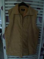 Blouson ss manches jaune moutarde imitation daim;T.40, Autre, Geel, Nieuw, Ophalen