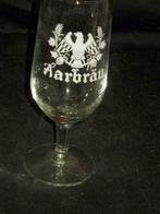 Bierglas.Aarbrau.Louwaege Kortemark.D 122, Autres marques, Utilisé, Enlèvement ou Envoi, Verre ou Verres