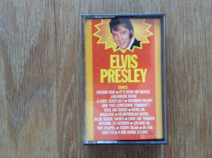 muziekcassette elvis presley, Cd's en Dvd's, Cassettebandjes, Origineel, Rock en Metal, 1 bandje, Ophalen of Verzenden