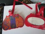 2 Laurel Burch bagagelabels, Tickets en Kaartjes, Autovignetten