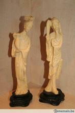 2 Statues couple chinois