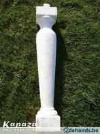 Witte Zuil, sokkel, voetstuk, Tuin en Terras, Ophalen of Verzenden, Gebruikt