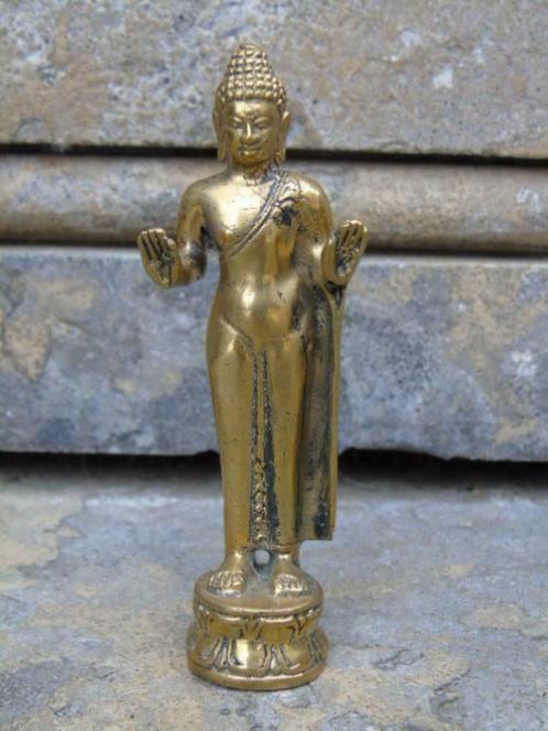 statue bouddha bronze 2 mains en l air ..., Maison & Meubles, Accessoires pour la Maison | Statues de Bouddha, Neuf, Enlèvement ou Envoi