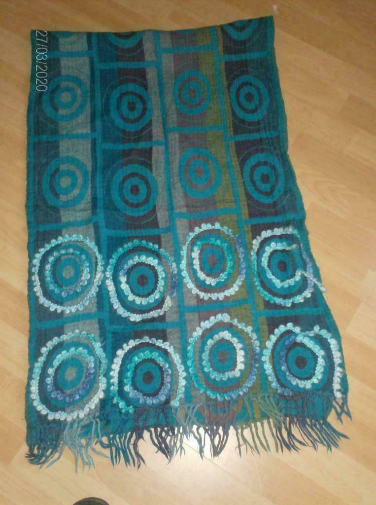 SJAAL BLAUW MERK MAIS EST OU LE SOLEIL, Enlèvement ou Envoi, Porté, Écharpe