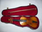 Viool miniatuur in doosje miniatuur houten viool met kistje, Ophalen of Verzenden