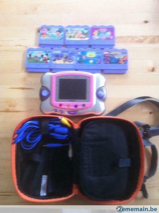 Console - Vtech V.Smile pocket + housse + 7 jeux, Consoles de jeu & Jeux vidéo, Consoles de jeu | Autre, Utilisé, Enlèvement ou Envoi