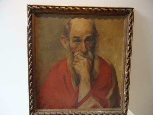Egide ROMBAUX °1865-1942 portrait hst Juliaan DILLENS sculpt, Antiquités & Art, Art | Peinture | Classique, Enlèvement