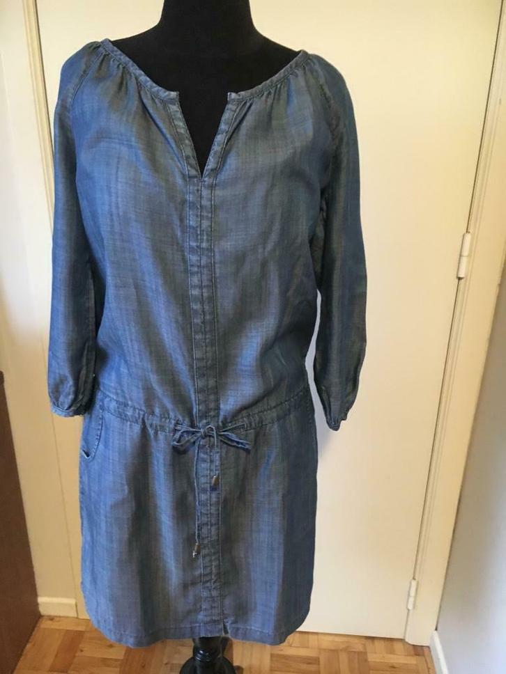 Mooi jeanskleedje EDC ESPRIT maat 36, Kleding | Dames, Jurken, Zo goed als nieuw, Maat 36 (S), Blauw, Ophalen of Verzenden