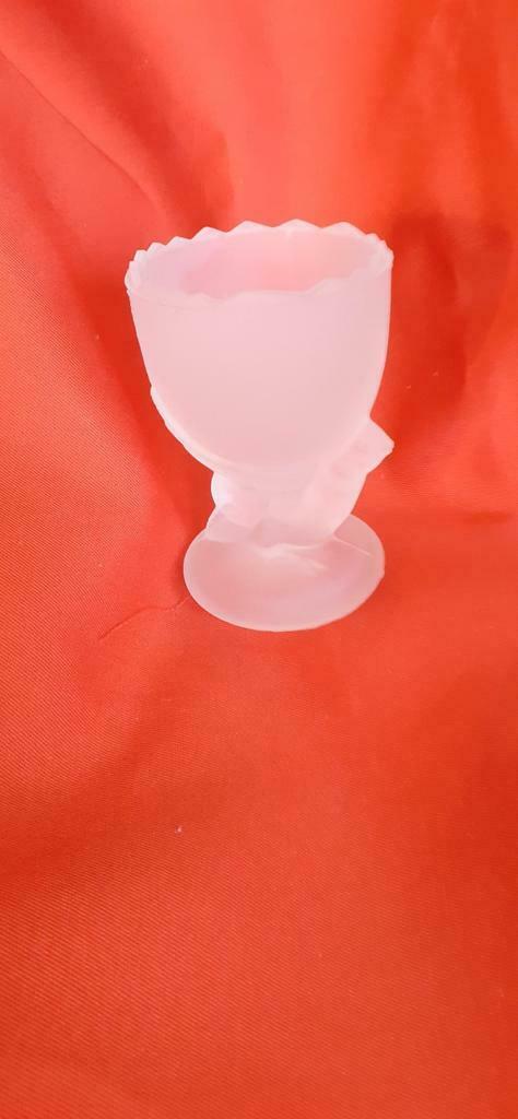 §  Coquetier poussin N2 en verre opaque, Collections, Enlèvement ou Envoi, Comme neuf