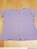 T-shirt manches courtes violet pour fille, 5 ans, Gebruikt, Meisje, Shirt of Longsleeve