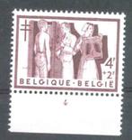 Belgique 1956 TBC Nursing 4F+2F plaque 4 **, Timbres & Monnaies, Timbres | Europe | Belgique, Gomme originale, Neuf, Autre, Envoi