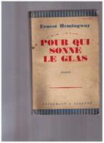 Pour qui sonne le glas, roman d'Ernest Hemingway - 1944, Ernest Hemingway, Utilisé, Enlèvement ou Envoi