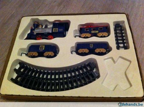 Vintage treinset locomotief Royal Blue, Hobby en Vrije tijd, Modeltreinen | Overige schalen, Gebruikt
