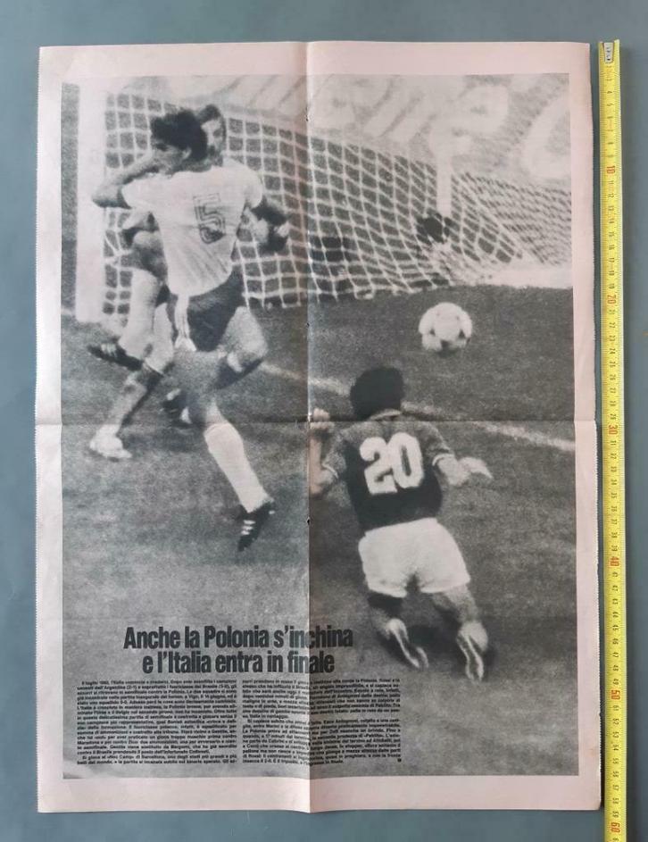 GAZZETTA DELLO SPORT - Mundial '82 - 9 juli, Verzamelen, Tijdschriften, Kranten en Knipsels, Tijdschrift, 1980 tot heden, Ophalen of Verzenden