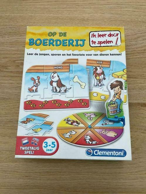 Clementoni ik leer dieren Op De Boerderij 3-5, Enfants & Bébés, Jouets | Éducatifs & Créatifs, Utilisé, Puzzles, Enlèvement