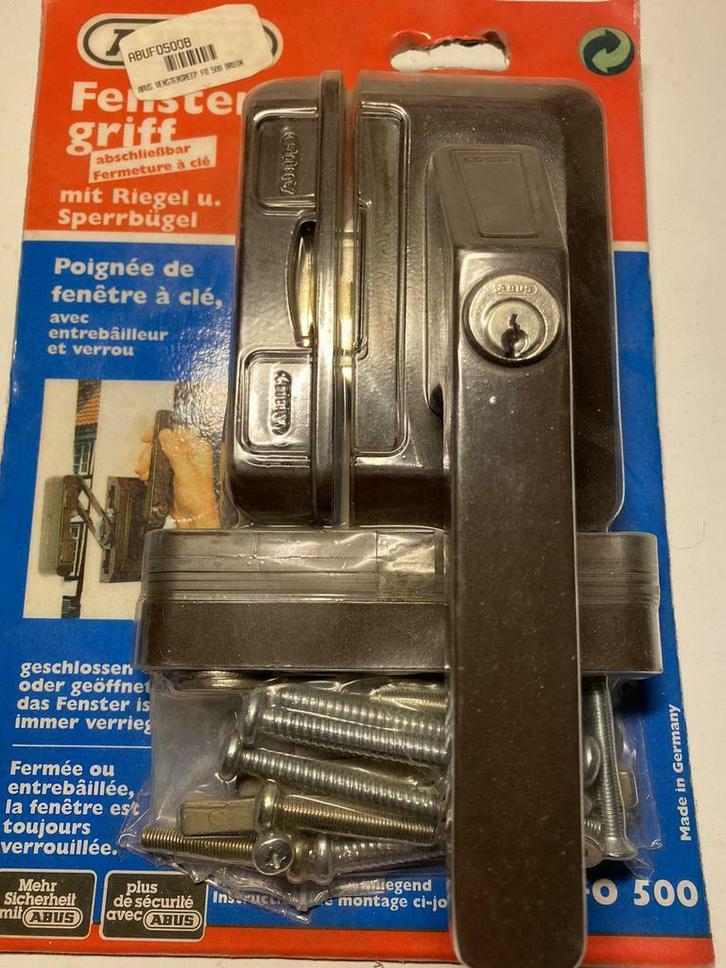 Abus venster beveiliging, Doe-het-zelf en Bouw, Glas en Ramen, Nieuw, Ophalen of Verzenden