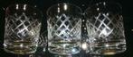 3 verres à spiritueux - H 8,5 cm, diam. 7cm., Verres et Verres à shot, Enlèvement, Utilisé