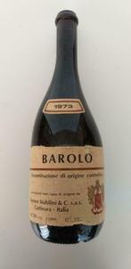 1973 BAROLO WIJNFLES, Verzamelen, Wijnen, Rode wijn, Vol, Ophalen of Verzenden, Zo goed als nieuw