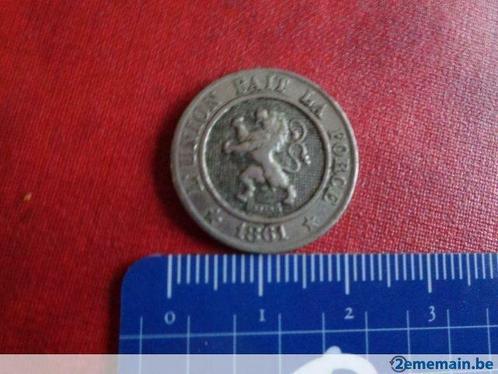 Pièce de monnaie. "BELGIQUE". Léopold I. 10 Centimes 1861., Postzegels en Munten, Munten | Europa | Euromunten, 10 cent, België