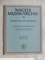 Sonaten voor  2  violen of  fluit      G.PH. Telemann, Muziek en Instrumenten, Ophalen of Verzenden, Nieuw, Klassiek